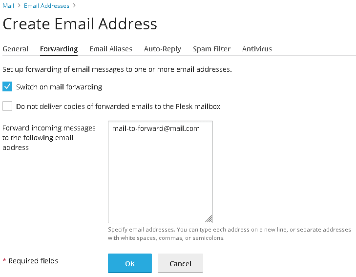 Plesk add mail user mailbox